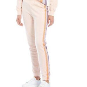 NWT Wildfox Knit Grapefruit Stripe Knox Joggers Sweats  Sz Medium